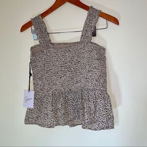 Japna NWT Ruffle Scrunchie Top Size Medium